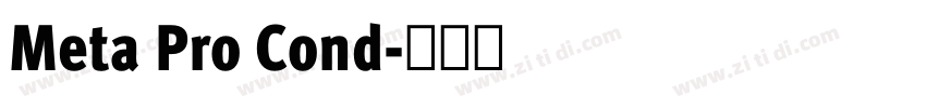 Meta Pro Cond字体转换 Meta Pro Cond字体转换